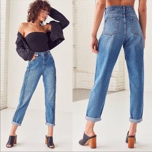 Urban Outfitters BDG Mom Jean Pintuck High Waist